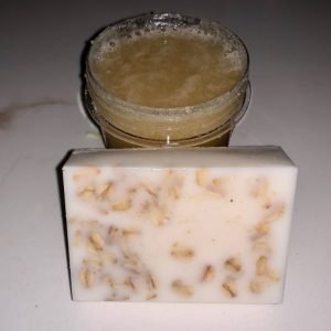 Unscented Oat Milk Soap & unscented Scrub